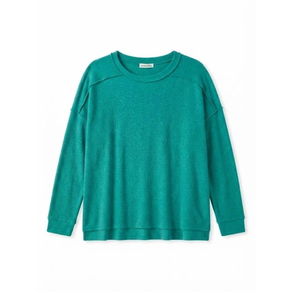 NWOT Zenana Soft Ribbed 2x/3x Top - Picture 2 of 3